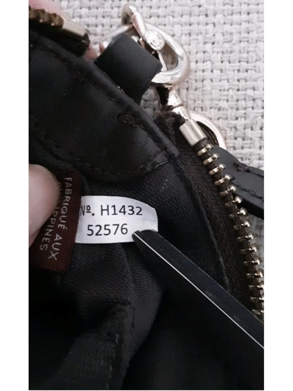 COACH 52576 North South Swingpack Signature Jacquard Leather Light Khaki/ Brown